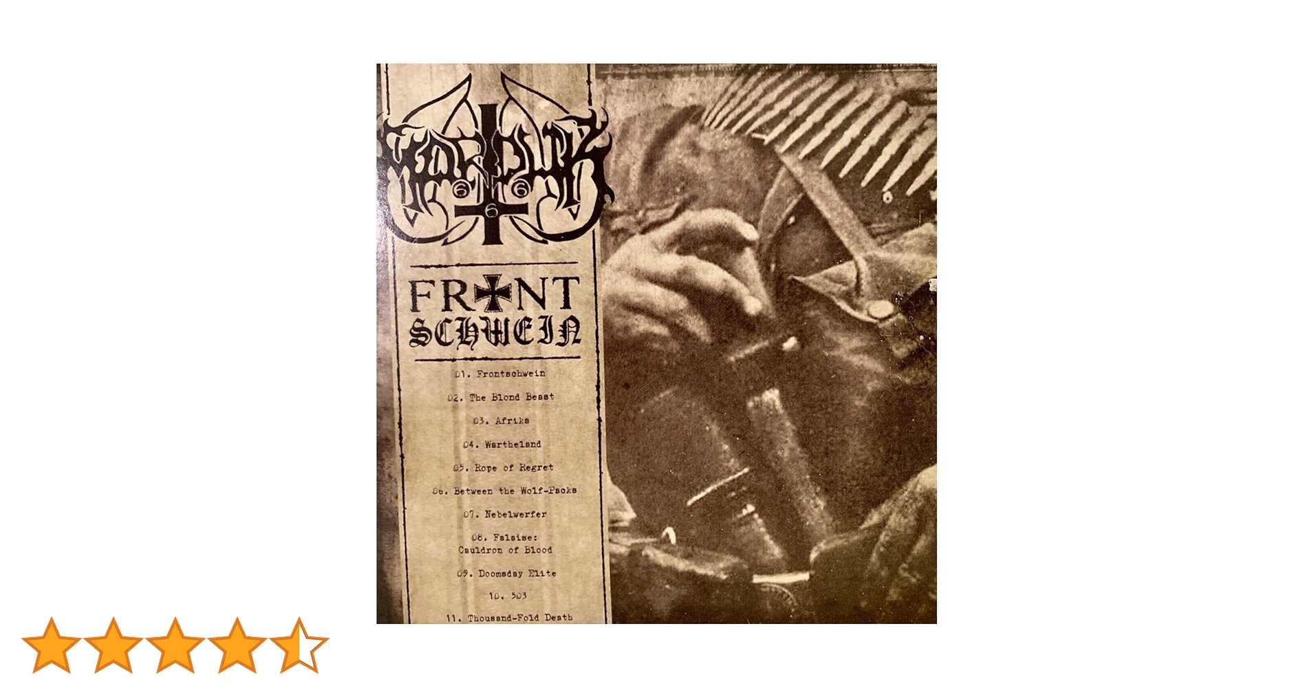 【サイン入り】Marduk FRONTSCHWEIN CD ブラックメタル レア サイン入り】Marduk FRONTSCHWEIN CD ブラックメタル レア